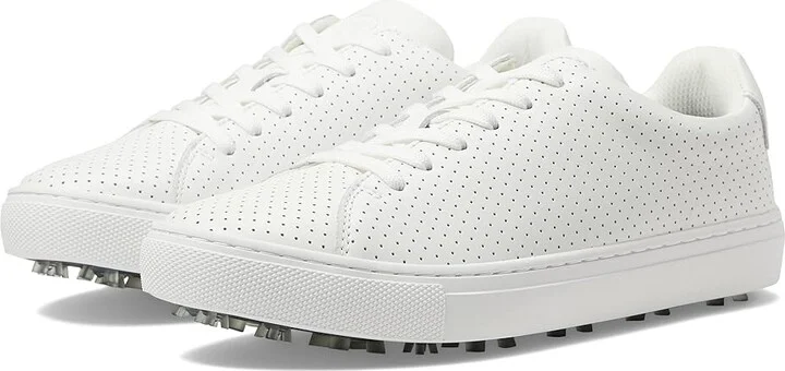 GFORE Women's Perforated Distruptor Golf Shoes Women's Shoes Snow : 5.5 M, Leather