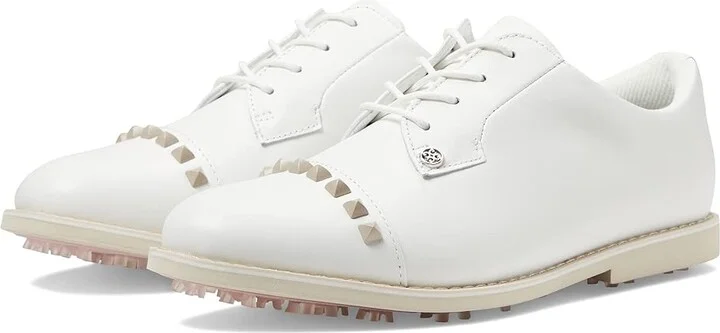 GFORE Women's Stud Cap Toe Gallivanter Golf Shoes Women's Shoes Stone : 6 M, Leather