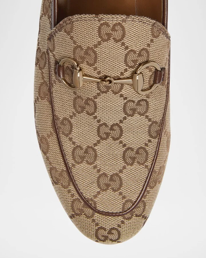 GG Canvas Flat Loafers - Image 2
