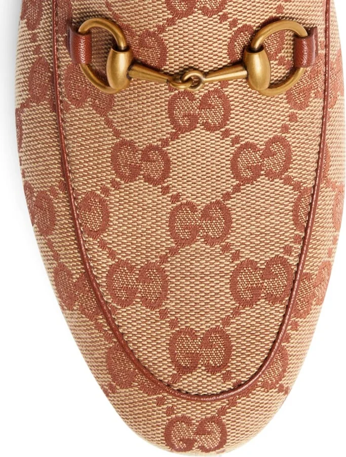GG Canvas Flat Loafers - Image 5