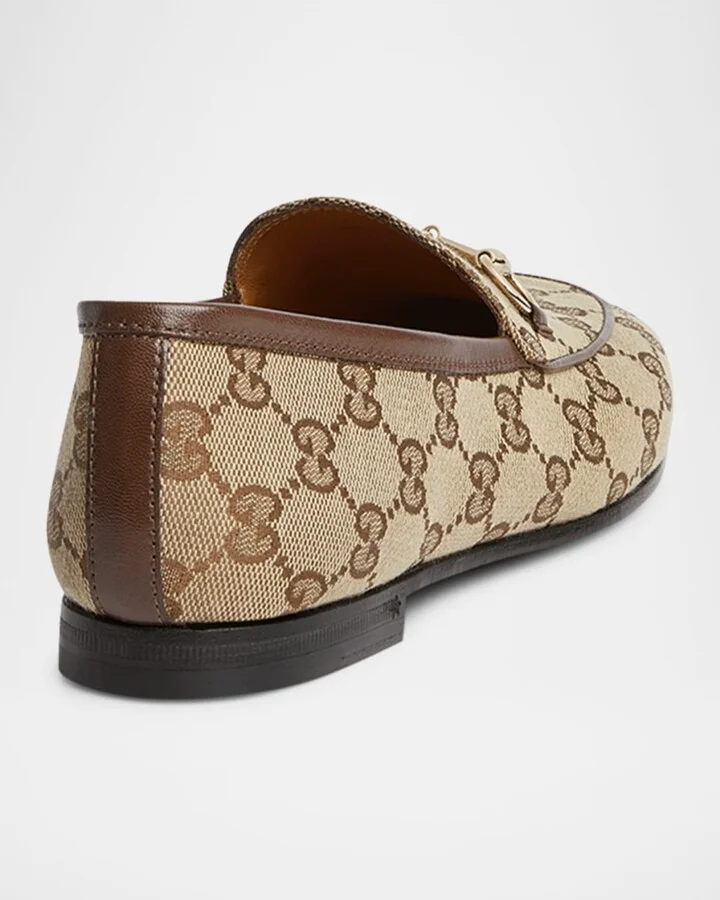 GG Canvas Flat Loafers - Image 6