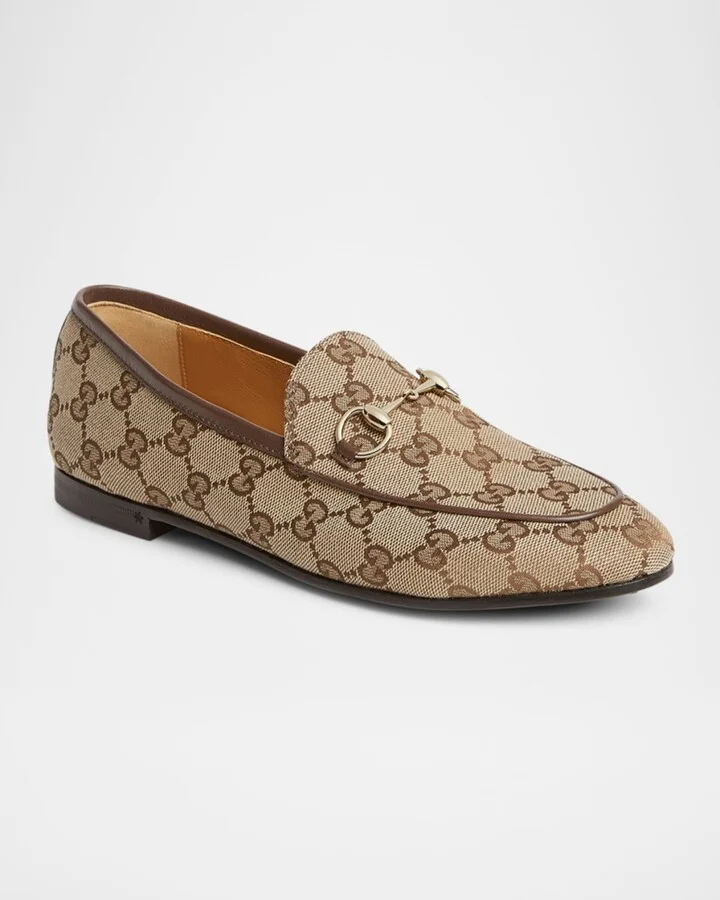 GG Canvas Flat Loafers - Image 7