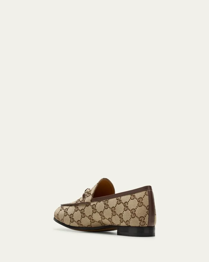 GG Canvas Flat Loafers - Image 3