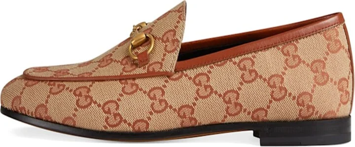 GG Canvas Flat Loafers - Image 4