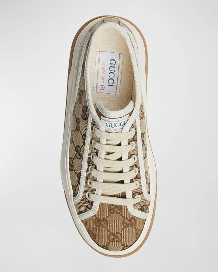 GG Canvas Low-Top Platform Sneakers - Image 3