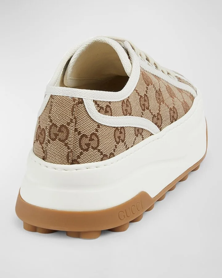 GG Canvas Low-Top Platform Sneakers - Image 7