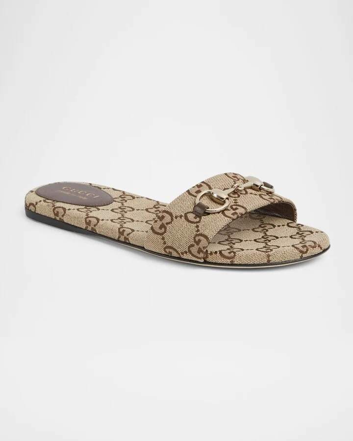 GG Canvas Siaga Slide Sandals - Image 10