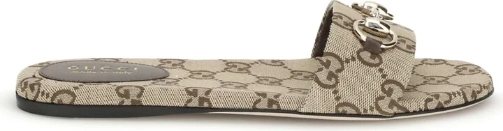 Gg Canvas Slippers