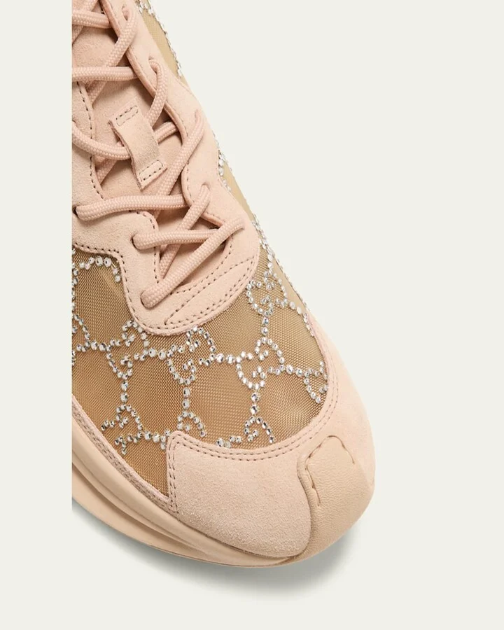 GG Crystal Mesh Runner Sneakers - Image 3