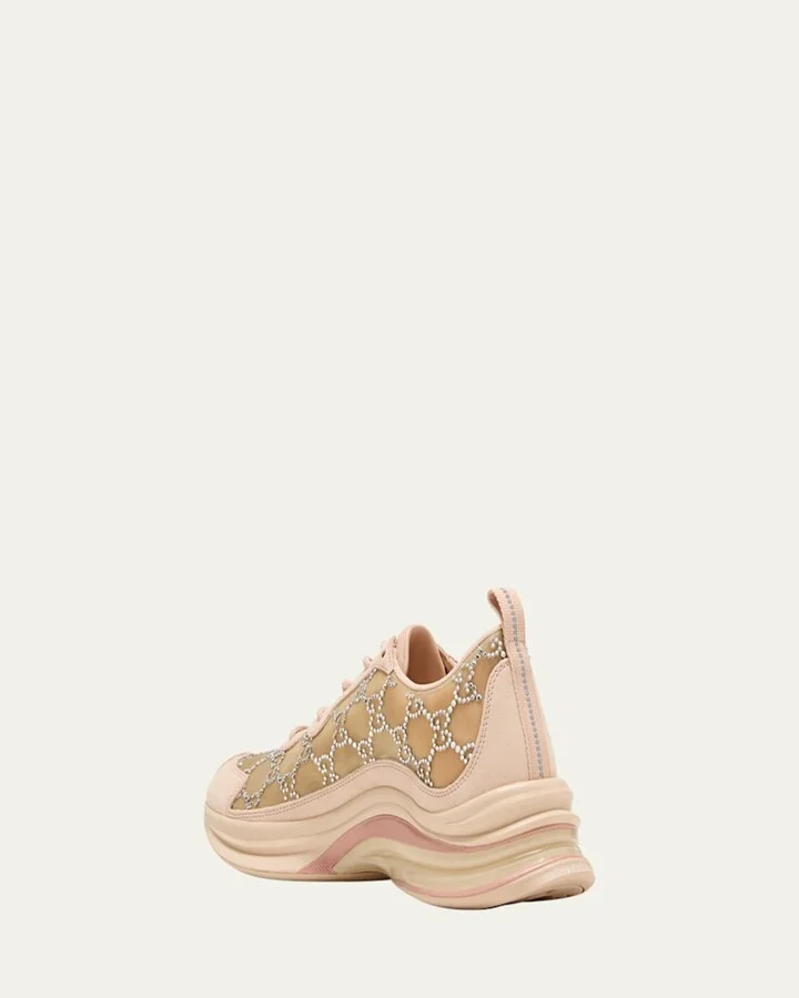 GG Crystal Mesh Runner Sneakers - Image 4