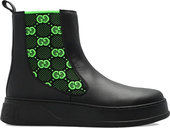 Gg Leather Boots