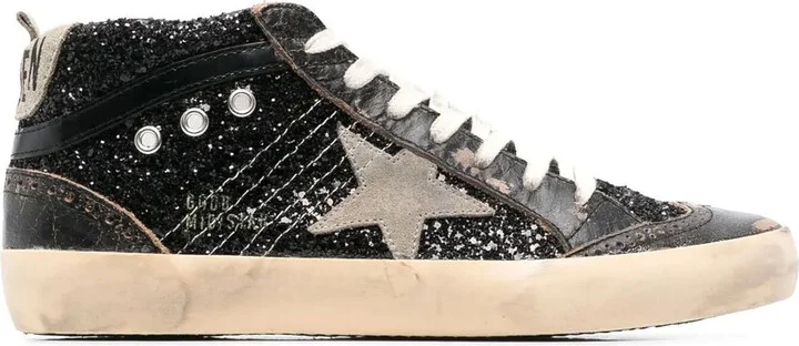 GG Mid Star lace-up sneakers