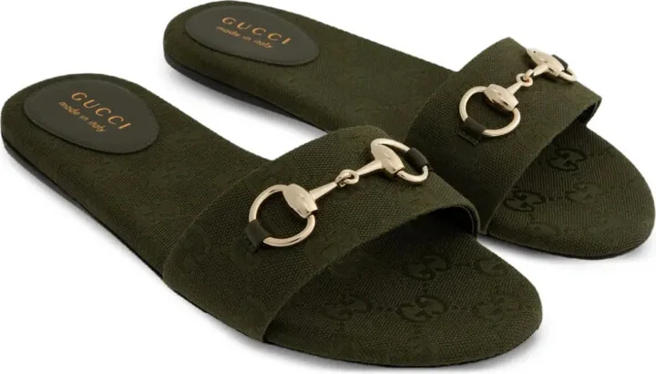 GG-monogram horsebit-embellished sandals - Image 2