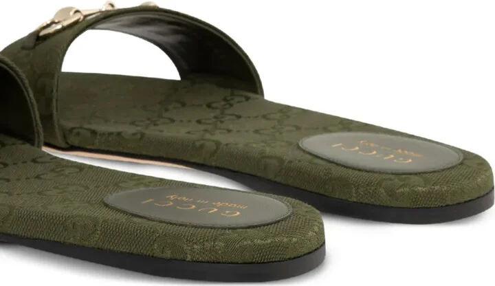 GG-monogram horsebit-embellished sandals - Image 4