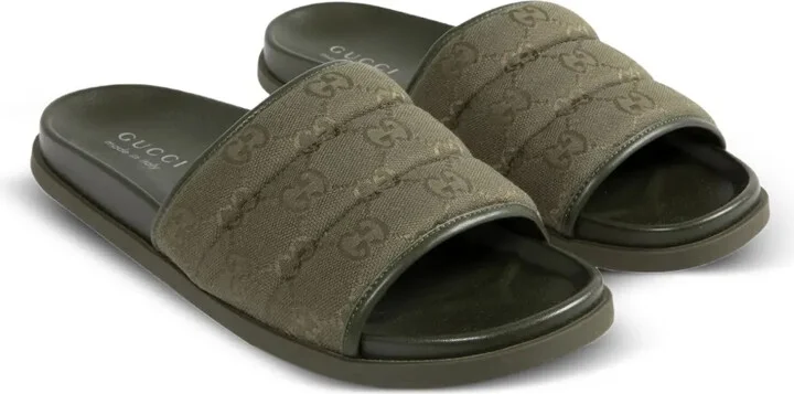 GG monogram quilted slides - Image 2