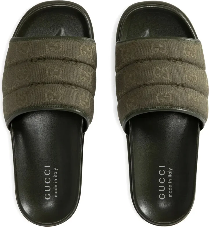 GG monogram quilted slides - Image 3
