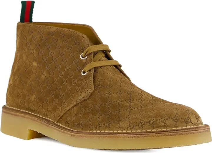 GG monogram suede boots - Image 2