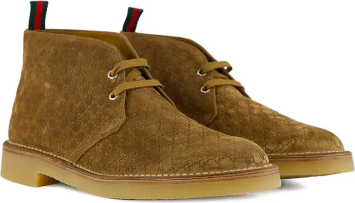 GG monogram suede boots - Image 3
