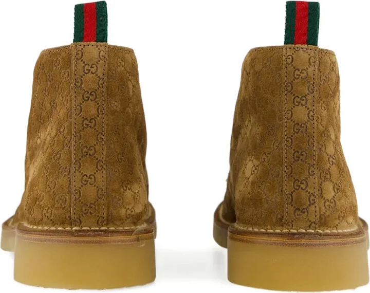 GG monogram suede boots - Image 4