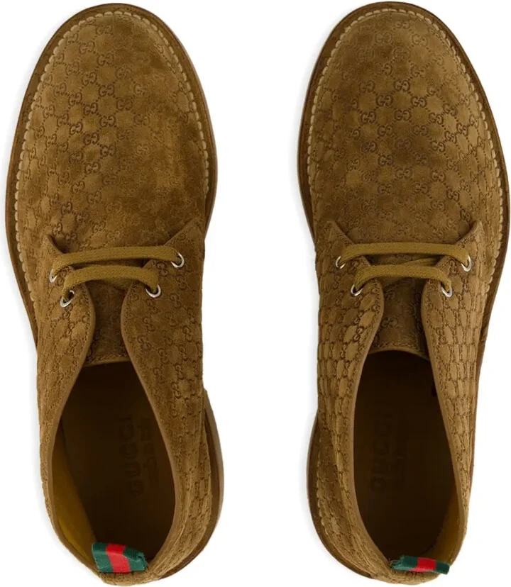 GG monogram suede boots - Image 5