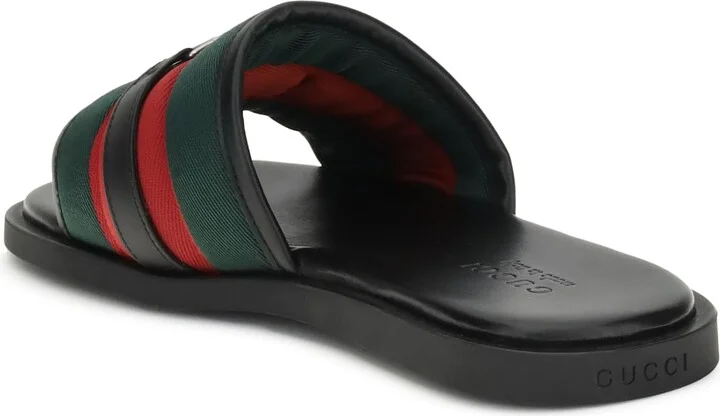 Gg Motif Slider Sandals - Image 3