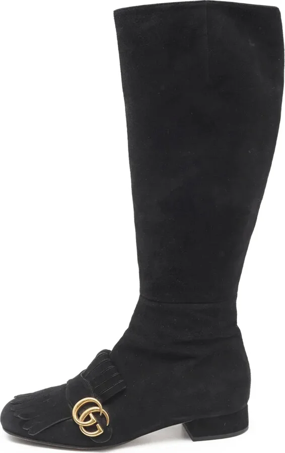 GG suede boots