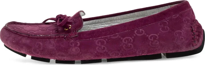 GG suede loafers