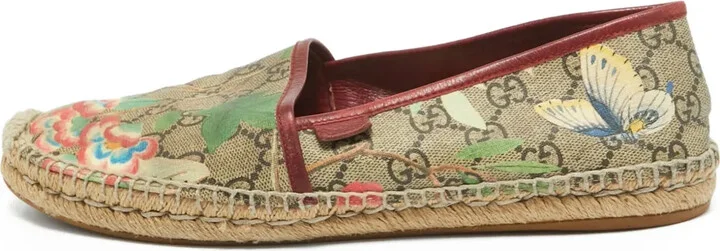 GG Supreme canvas espadrilles