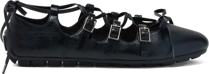 Ghillie ballerina shoes