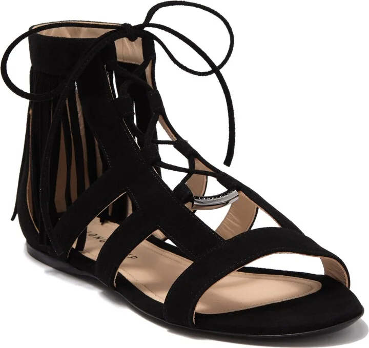 Ghillie Lace Tassel Sandal