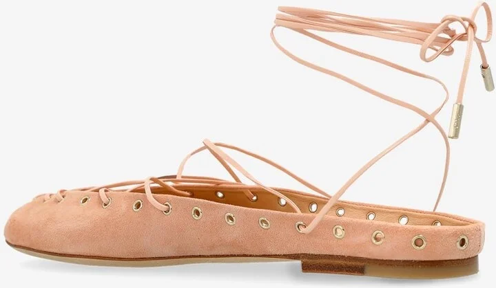 Ghillies Lace-Up Ballet Flats - Image 2