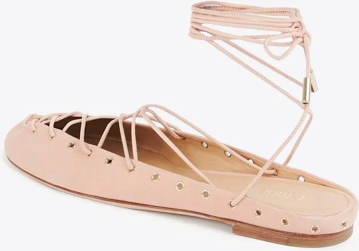 Ghillies Lace-Up Ballet Flats - Image 2