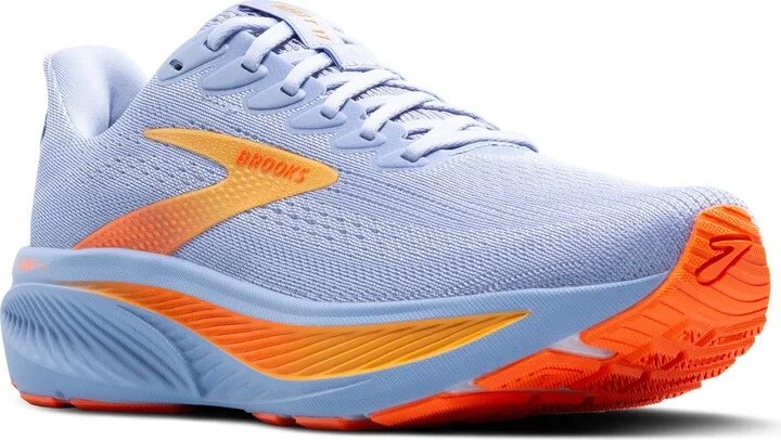 Blue Heron/ White/ Orange