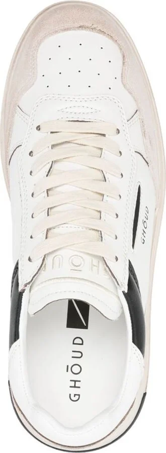 Ghōud Tweener Sneakers With Beige Suede Inserts - Image 4