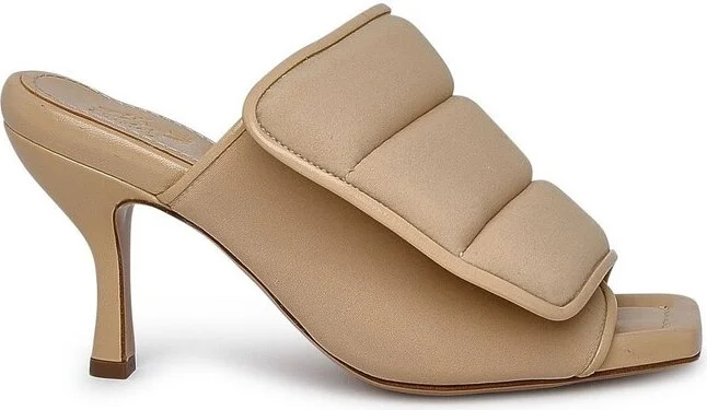 GIA BORGHINI Gia Logo Detailed Quilted Mules