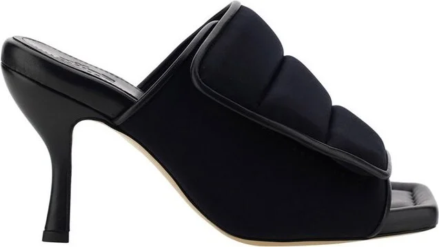 GIA BORGHINI Gia Logo Detailed Quilted Mules