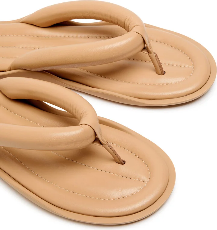 Gia Borghini Harper Leather Flip Flops - Image 3