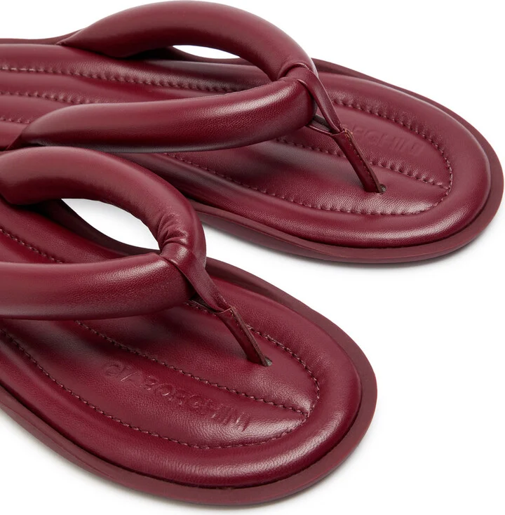 Gia Borghini Harper Leather Flip Flops - Image 7