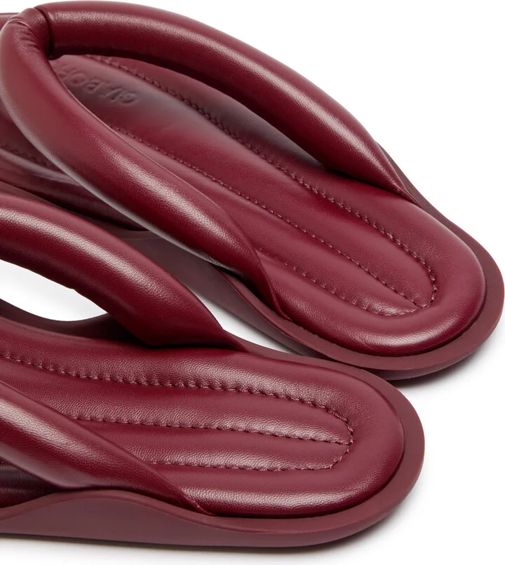 Gia Borghini Harper Leather Flip Flops - Image 8