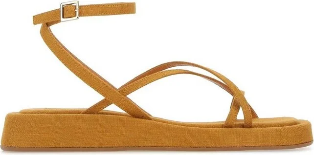 GIA BORGHINI Open Toe Flatform Sandals