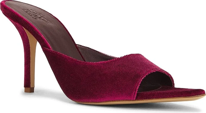 GIA BORGHINI Perni Mule in Burgundy - Image 2
