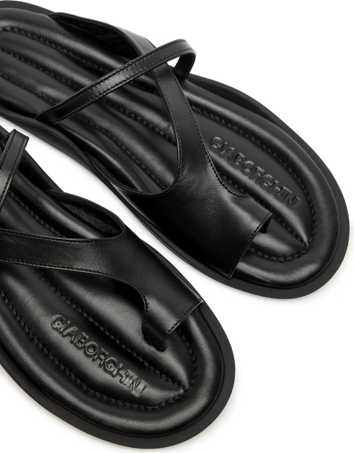 Gia Borghini Riley Leather Thong Sandals - Image 3
