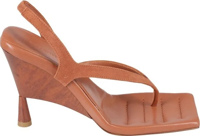 GIA BORGHINI Rose Slingback Square Toe Sandals
