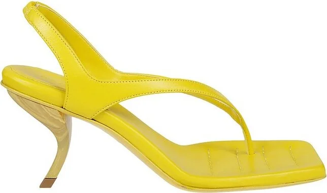 GIA BORGHINI Rosie Open Toe Slip-On Sandals