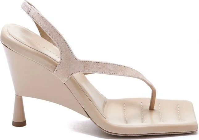 GIA BORGHINI Square Toe Heeled Sandals