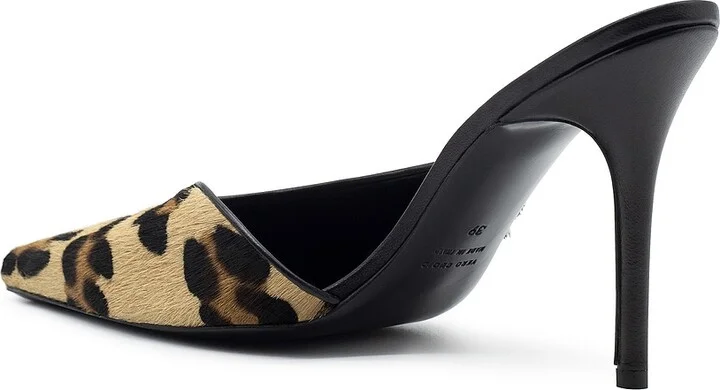 GIA BORGHINI x Helsa Boss Mule in Brown - Image 2