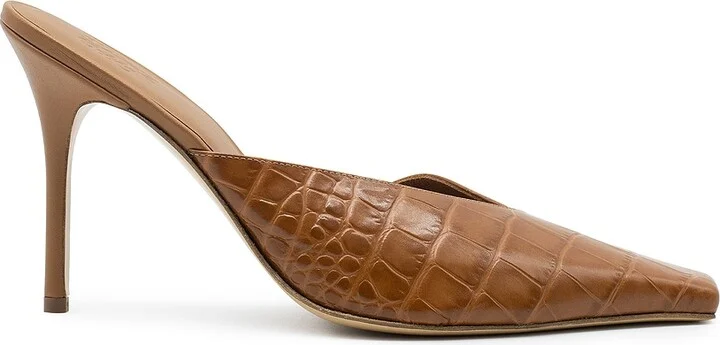 GIA BORGHINI x Helsa Boss Mule in Tan