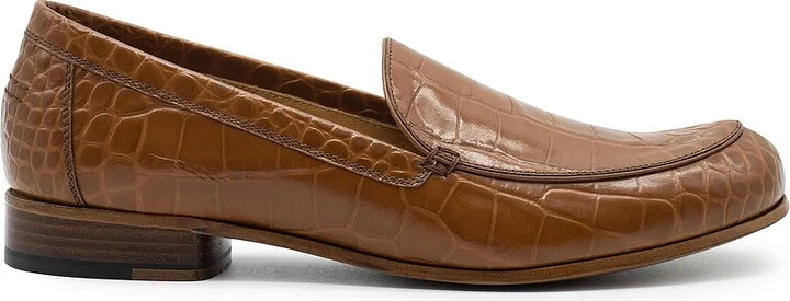 GIA BORGHINI x Helsa Money Loafer in Tan