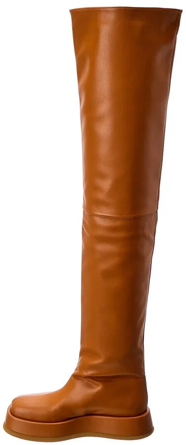 Gia Borghini X Rhw Rosie 10 Leather Thigh-High Boot - Image 2