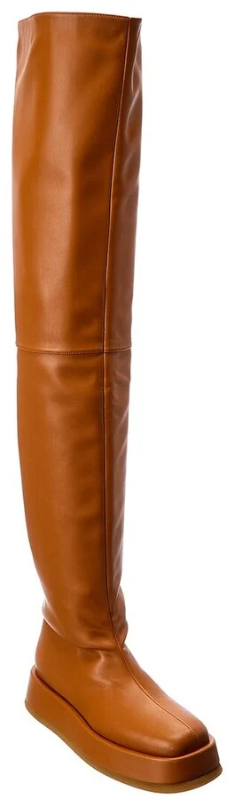Gia Borghini X Rhw Rosie 10 Leather Thigh-High Boot